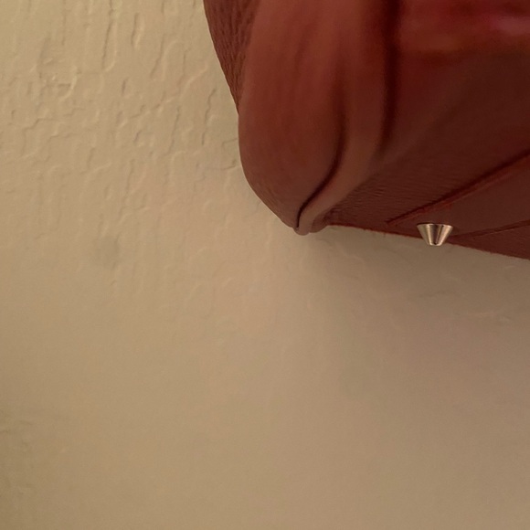 Carla Mancini Burgundy Leather Handbag - Picture 8 of 14